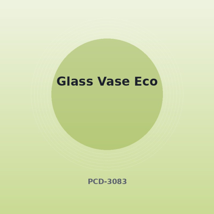 Vase en verre Éco